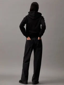 naisten huppari, CK EMBROIDERY HOODIE>Calvin Klein Jeans Outlet