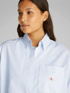naisten paitapusero, WOVEN LABEL RELAXED SHIRT><noscript><img width=