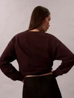 naisten collegepaita LS MONOLOGO FRENCH TERRY,><noscript><img width=