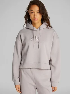 naisten college, RAISED EMBROIDERY CK HOODIE>Calvin Klein Jeans