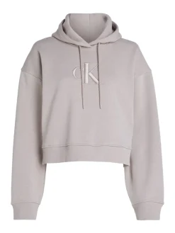 naisten college, RAISED EMBROIDERY CK HOODIE><noscript><img width=
