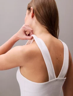 naisten tank top, SL COTTON RIB SOLID TANK><noscript><img width=