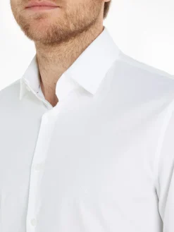 Miesten Kauluspaita, POPLIN STRECH SLIM SHIRT NOS><noscript><img width=