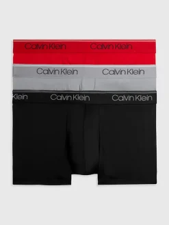 Miesten Bokserit 3-Pack, LOW RISE TRUNK MICROMA NOS>Calvin Klein Best