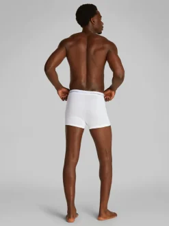 miesten bokserit, ICON COTTON TRUNK 3PK WHITE>Calvin Klein Sale