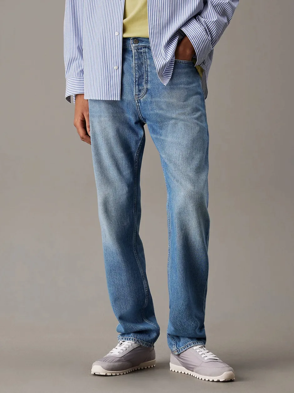 Calvin Klein miesten farkut, STANDARD STRAIGHT Indigo>Calvin Klein Jeans Outlet