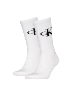 Miesten Sukat, CKJ SOCK 2P MONOGRAM NOS>Calvin Klein Hot
