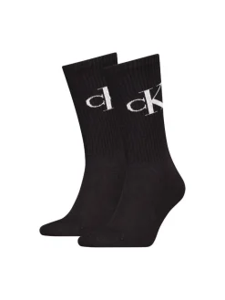 Miesten Sukat, CKJ SOCK 2P MONOGRAM NOS>Calvin Klein Sale