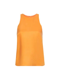 Women Naisten Toppi, Shine Viscose Racer Back Top>Calvin Klein