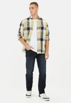 miesten farkut, WOODSTOCK RELAXED FIT NOS JEANS DK BLUE Indigo>Camel Active New