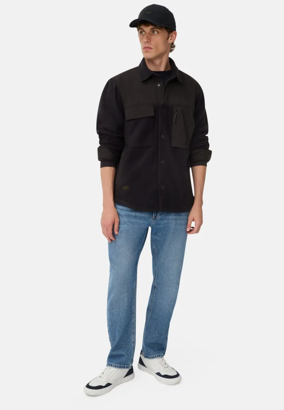 miesten paita, CASUAL OVERSHIRT FLEECE>Camel Active Online