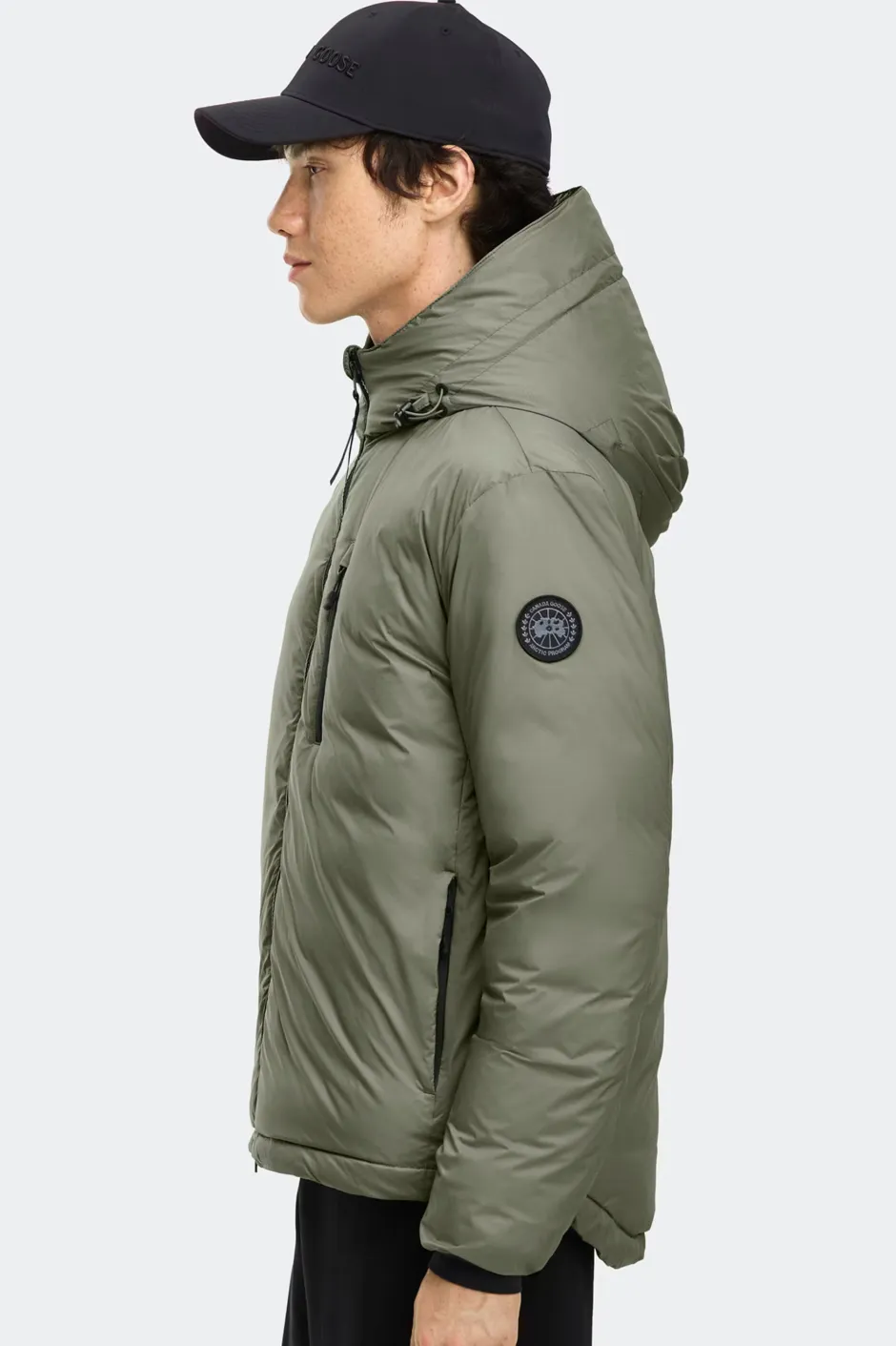 miesten kevytuntuvatakki LODGE HOODY - R - BLACK DISC,>Canada Goose Best