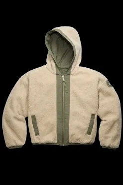 naisten fleecetakki ALBERNI REVERSIBLE FLEECE BOMBER, vihreä><noscript><img width=