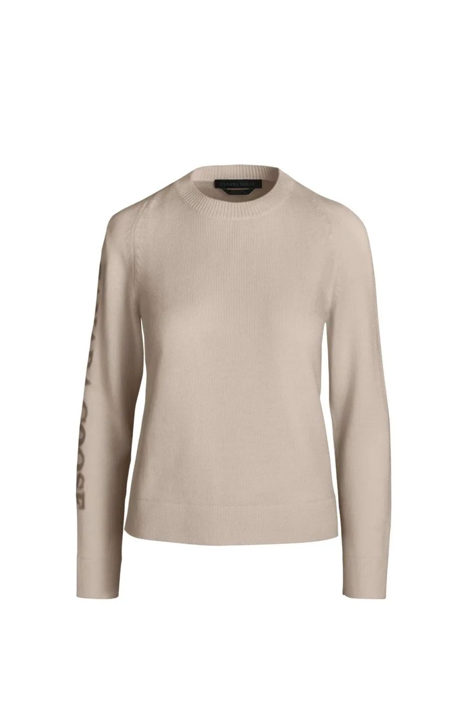 Naisten Merinovillainen Neule, SATURNA CREWNECK>Canada Goose Outlet