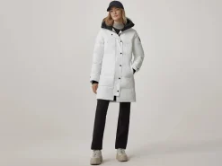 Naisten Untuvatakki, SHELBURNE PARKA-CR BLACK LABEL>Canada Goose