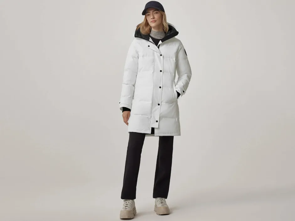 Naisten Untuvatakki, SHELBURNE PARKA-CR BLACK LABEL>Canada Goose