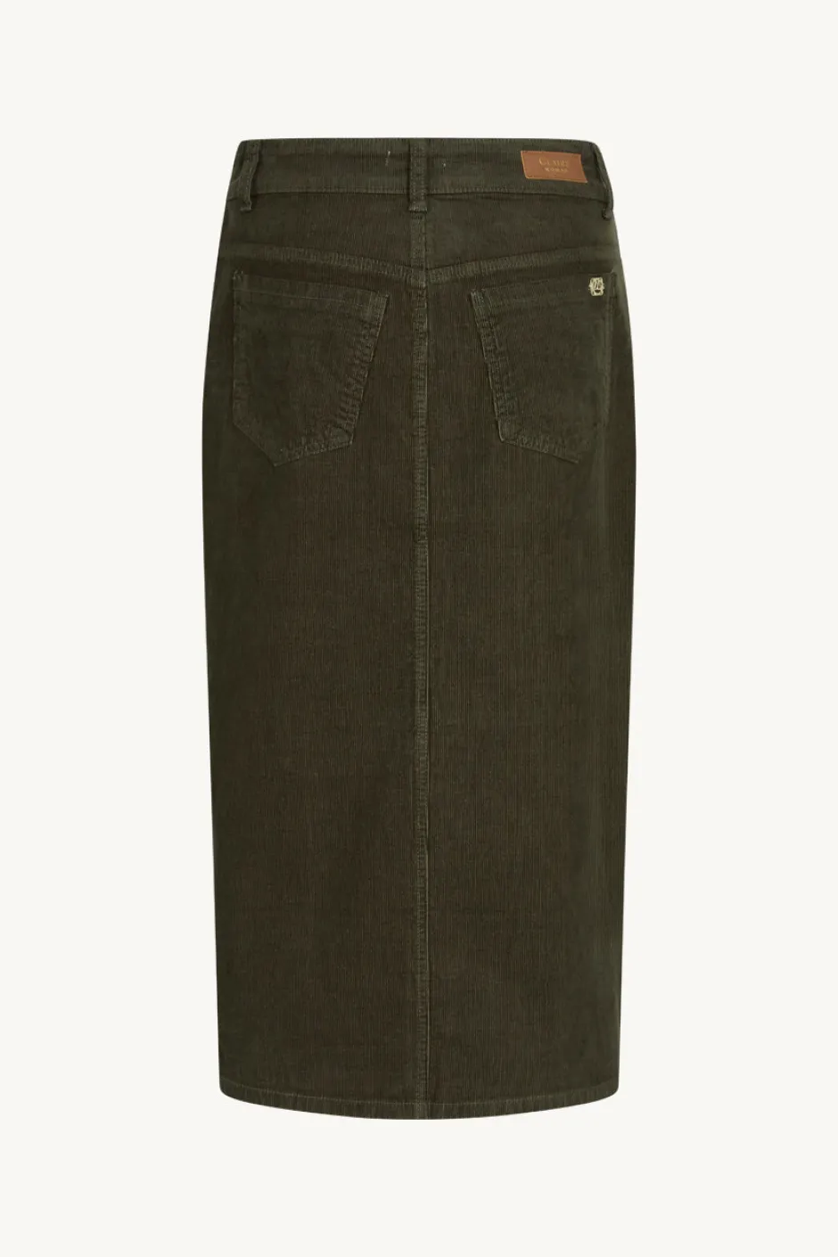 naisten hame, NEDDA SAMETTIHAME Armeijanvihreä>Claire