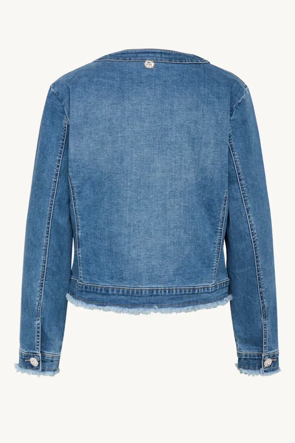 Naisten Jakku ELDA DENIM CHANEL JACKET Indigo>Claire Sale