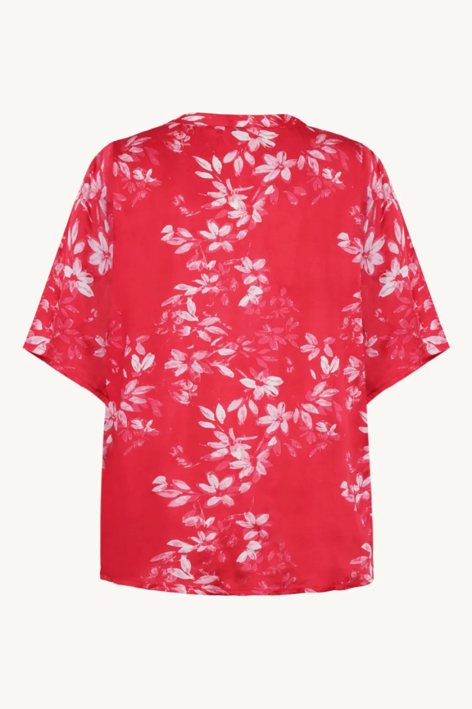 naisten paita, RUPALI SHIRT Punainen Kuosi>Claire Clearance