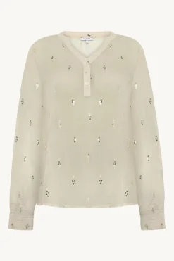 naisten pusero, RASMIA BLOUSE Nude>Claire Sale