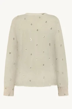 naisten pusero, RASMIA BLOUSE Nude>Claire Sale