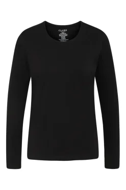naisten trikoopaita, AMY LS Musta>Claire Outlet