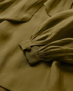 naisten pusero, TILLY BLOUSE Armeijanvihreä><noscript><img width=