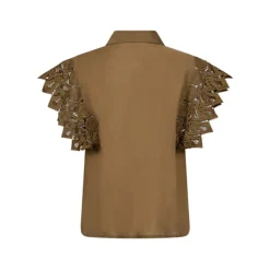 naisten pusero, MOLLY SHIRT Armeijanvihreä>COPENHAGEN MUSE Discount