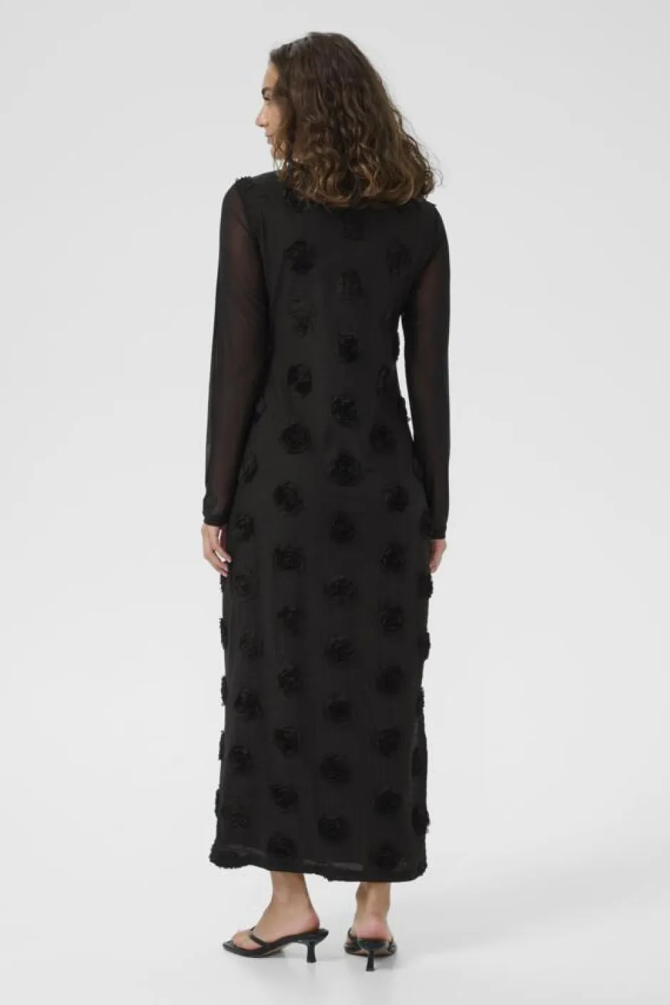 Mascha Mesh Dress, musta>Culture Online