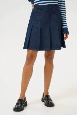 naisten farkkuhame, CUBINK ROSELLE SKIRT Darkblue Wash>Culture