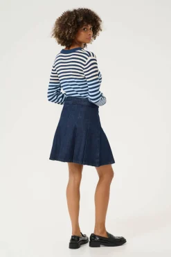 naisten farkkuhame, CUBINK ROSELLE SKIRT Darkblue Wash>Culture