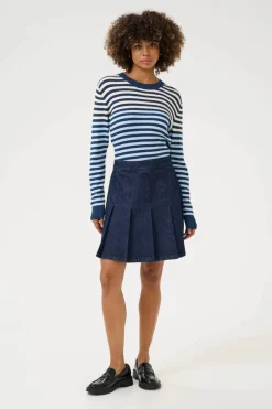 naisten farkkuhame, CUBINK ROSELLE SKIRT Darkblue Wash><noscript><img width=