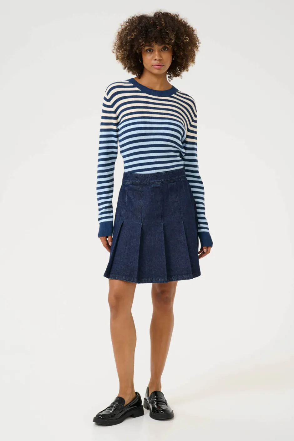 naisten farkkuhame, CUBINK ROSELLE SKIRT Darkblue Wash>Culture