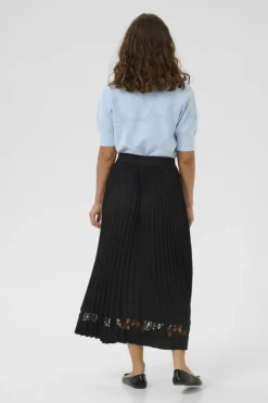 naisten hame CUSIGGY BETTY LACE SKIRT, musta>Culture