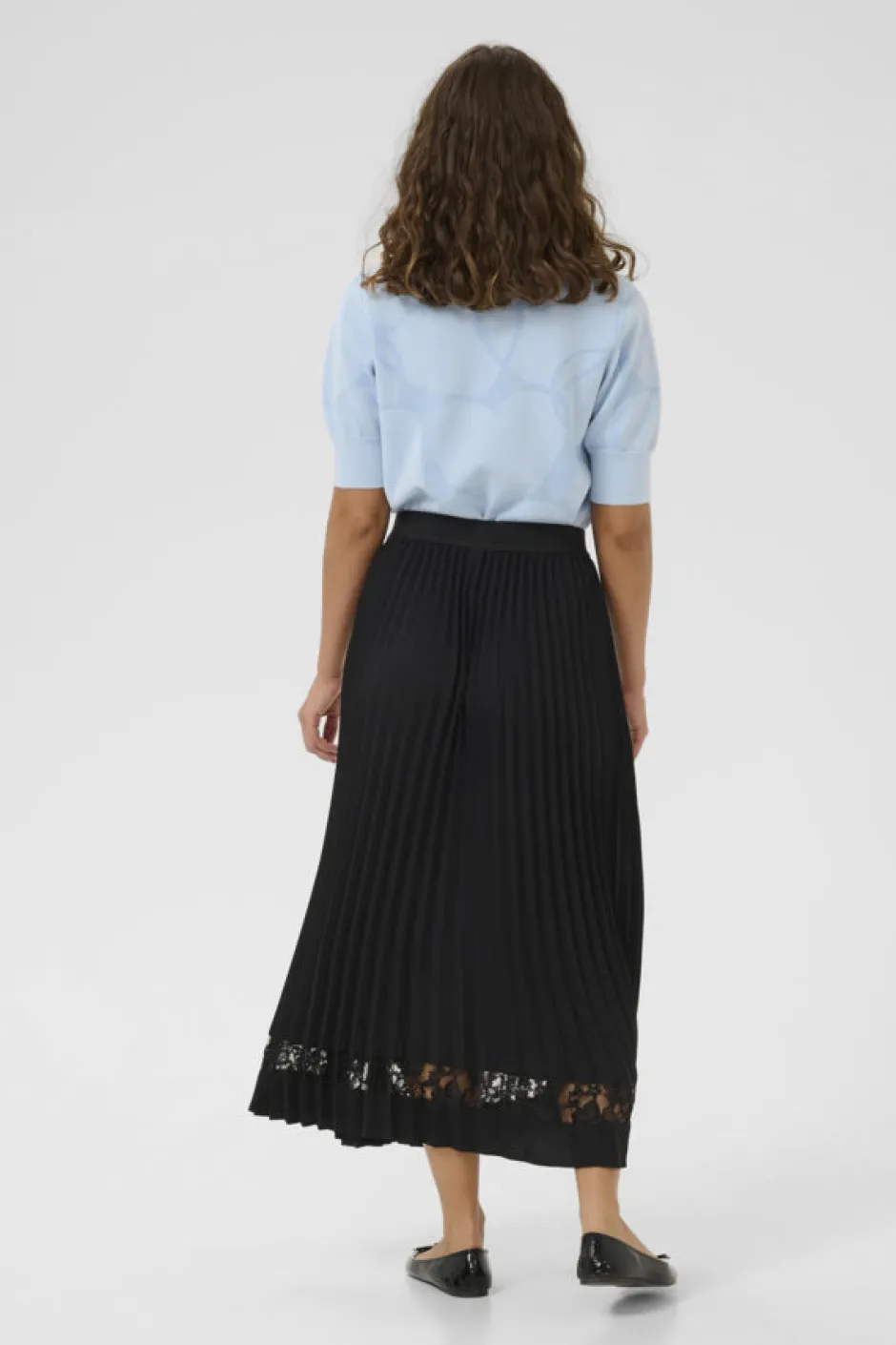 naisten hame CUSIGGY BETTY LACE SKIRT, musta>Culture
