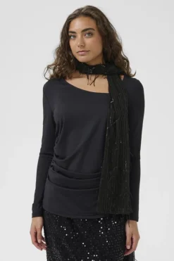 naisten huivi CUBLING SCARF, musta><noscript><img width=