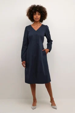 Naisten Mekko, CUANTOINETT V-NECK DRESS>Culture Online