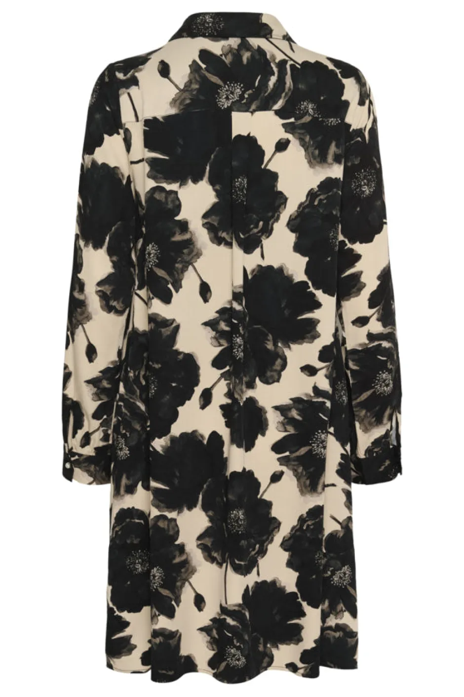 naisten mekko, CURACHEL ELITHA SHORT DRESS Black/Offwhite Flowe>Culture Sale