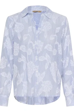 naisten paitapusero Cuzanday Shirt, sinivalkoinen raita><noscript><img width=