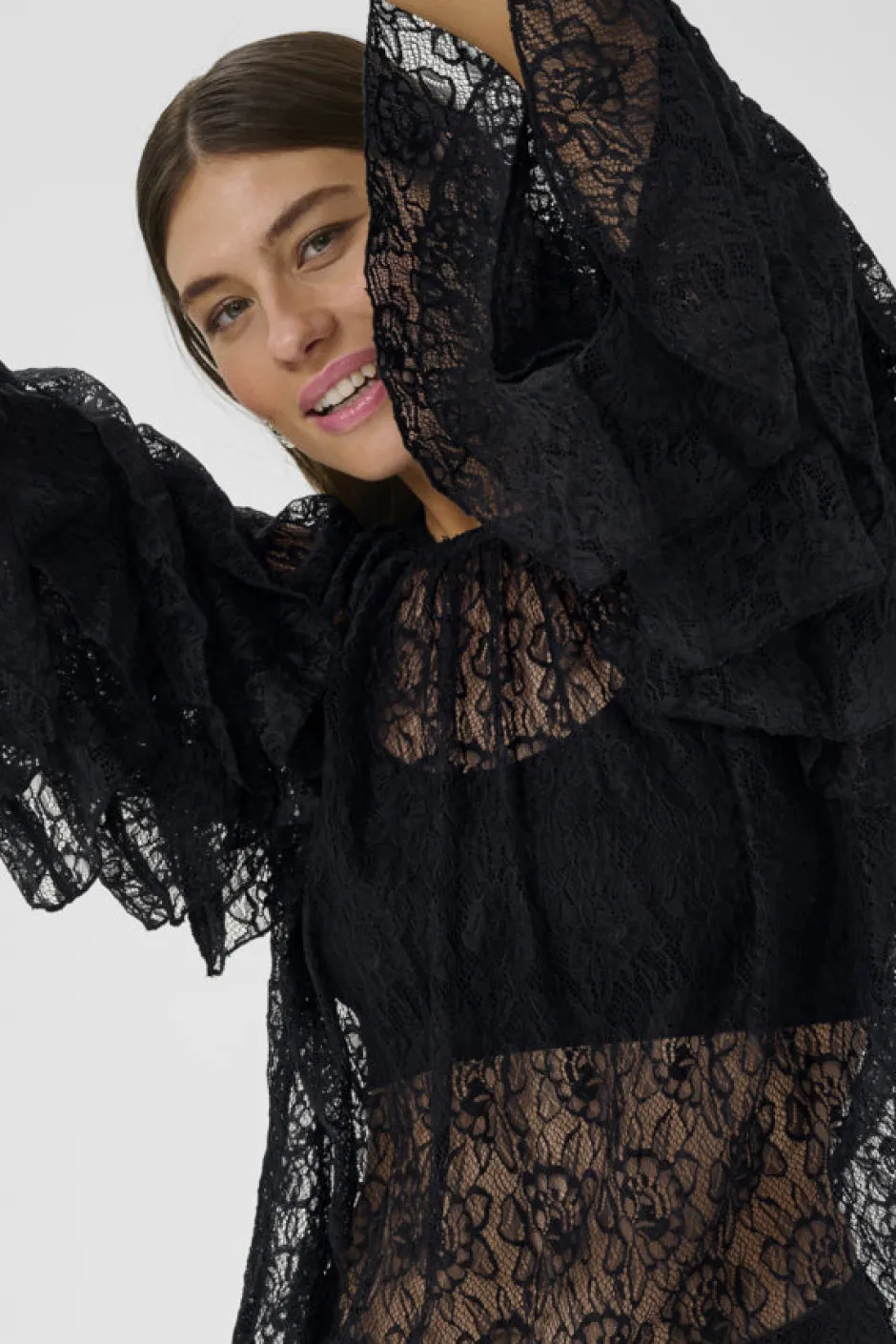 naisten pusero CUCLEMENCY BLOUSE, musta>Culture Online