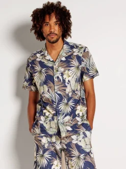 miesten paita, 83733-3-917 Vihreä Kuosi>Desoto Discount