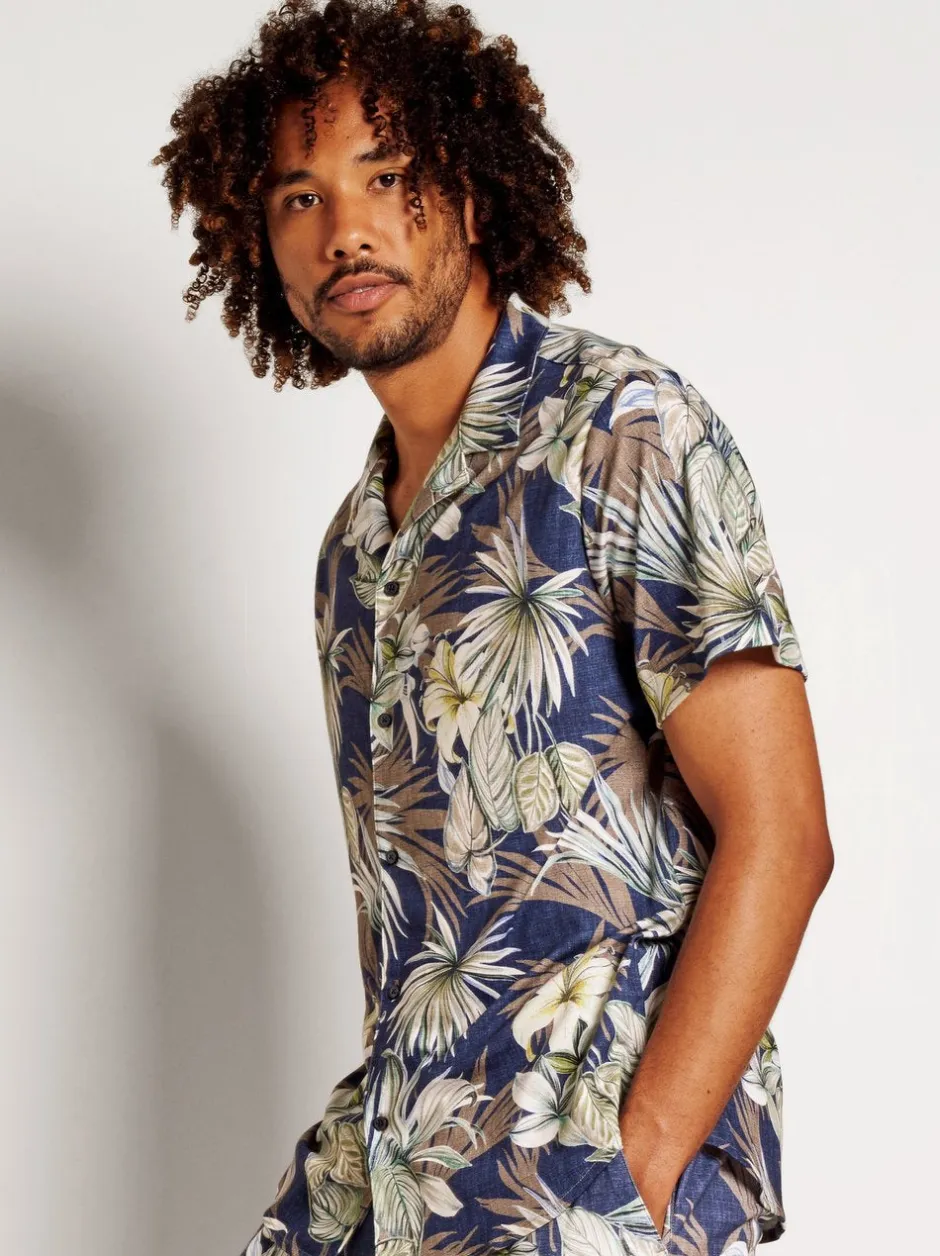 miesten paita, 83733-3-917 Vihreä Kuosi>Desoto Discount