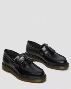 miesten loaferit Adrian Tassel Loafer Mono Black Smooth,><noscript><img width=