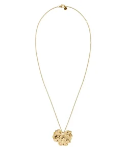 kaulakoru Gerana Necklace L, Gold pleated>Edblad Outlet