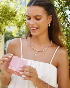 kaulakoru Lucky Necklace Gold, Gold pleated><noscript><img width=