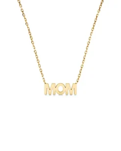 kaulakoru Mom Necklace, Gold pleated>Edblad New