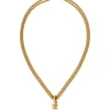 kaulakoru Swivel Necklace Pearl L, Gold pleated>Edblad Best