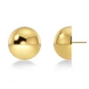 korvakorut Bead Studs Gold, Gold pleated>Edblad Discount