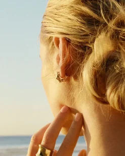 korvakorut, CANE HOOPS MULTI S GOLD>Edblad Sale