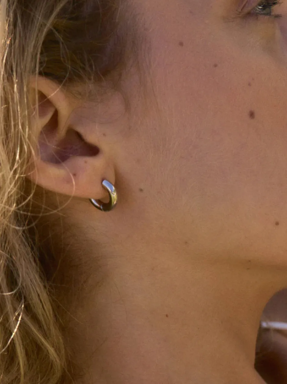 korvakorut, CHUNKY HOOPS S STEEL 14mm>Edblad